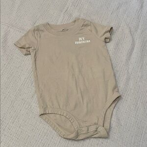 Carter’s Beige ‘My Sunshine' Kids One Piece 9 month